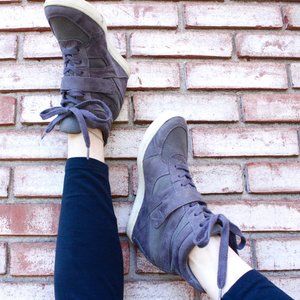 • the madden girl wedge sneakers